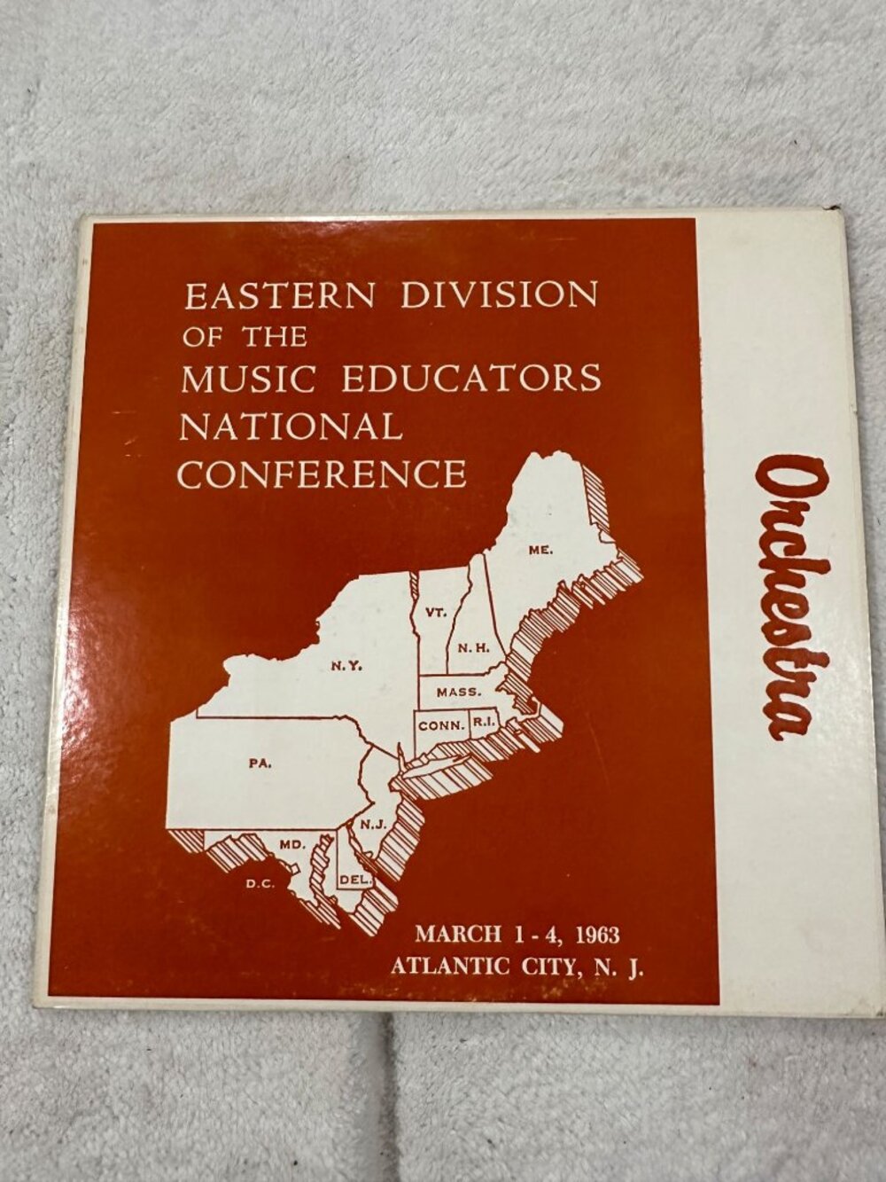Eastern Division Music Educators National Conference Orchestra LP 1963 Vinyl